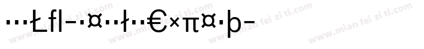 BauLF-RegularExpert字体转换