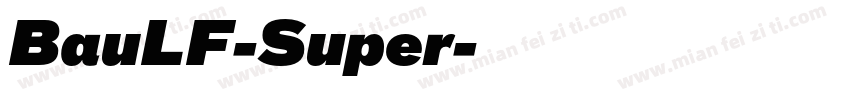 BauLF-Super字体转换