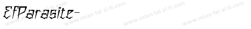 EfParasite字体转换