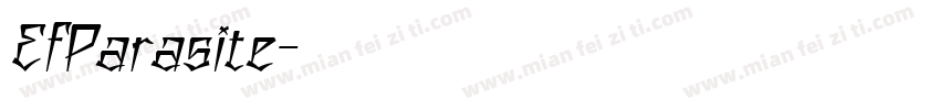 EfParasite字体转换