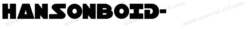 HANSONBOID字体转换