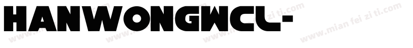 HanwongWCL字体转换