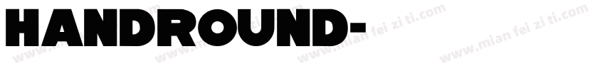 handround字体转换