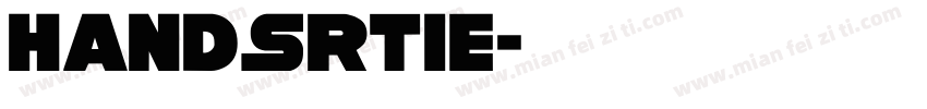 handsrtie字体转换