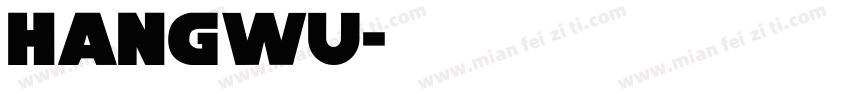 hangwu字体转换