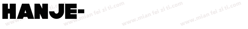 hanje字体转换