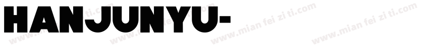 hanjunyu字体转换