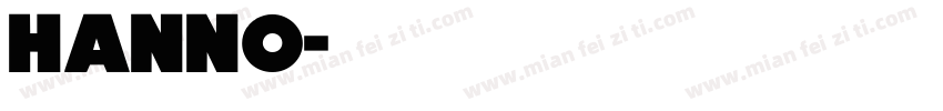 hanno字体转换