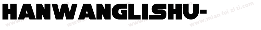hanwanglishu字体转换