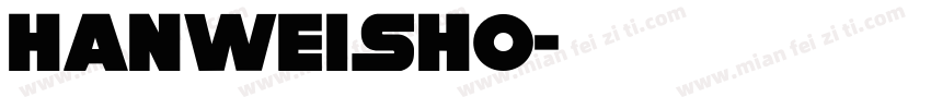 hanweisho字体转换