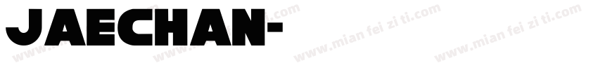 jaechan字体转换