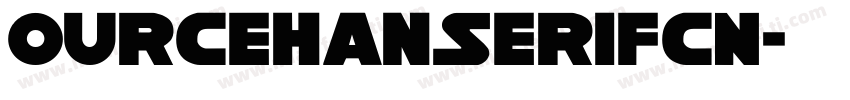 ourceHanSerifCN字体转换