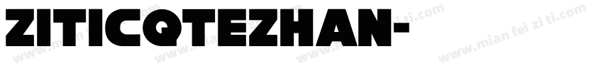 ziticqtezhan字体转换
