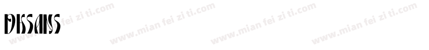 DHSans字体转换