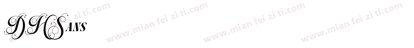 DHSans字体转换