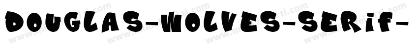 Douglas-Wolves-Serif字体转换