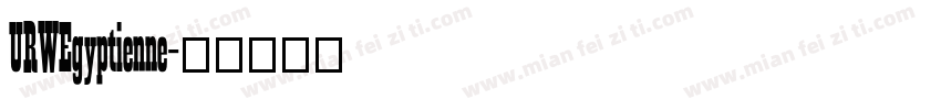 URWEgyptienne字体转换