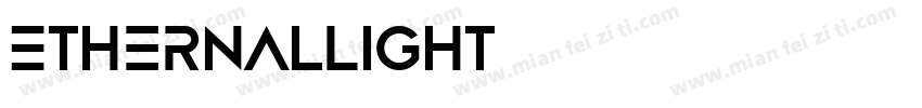 EthernalLight字体转换