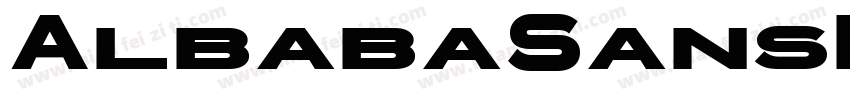 AlbabaSansBietBold字体转换