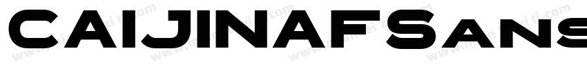 CAIJINAFSans字体转换