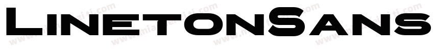 LinetonSans-Bold字体转换