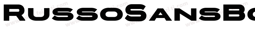 RussoSansBold字体转换
