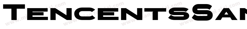 TencentsSans字体转换
