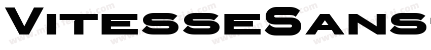 VitesseSans-Bold字体转换