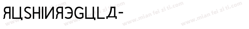 RushinRegula字体转换