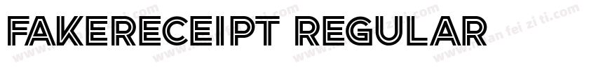 FakeReceipt-Regular字体转换
