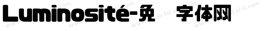 Luminosité字体转换