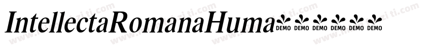 IntellectaRomanaHuma字体转换