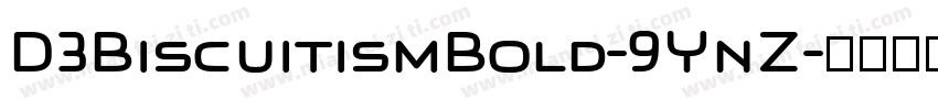 D3BiscuitismBold-9YnZ字体转换