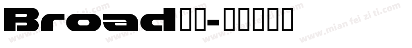 Broad字体字体转换