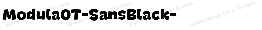 Modula0T-SansBlack字体转换