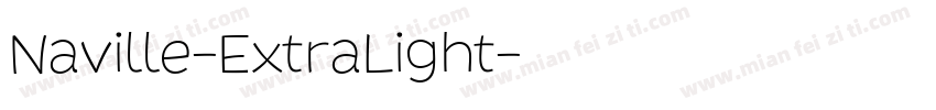 Naville-ExtraLight字体转换