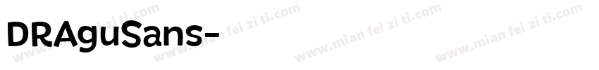 DRAguSans字体转换