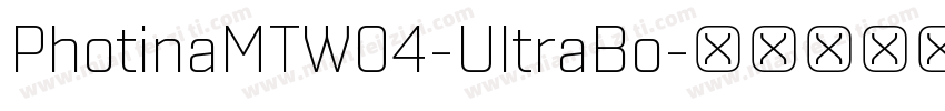 PhotinaMTW04-UltraBo字体转换