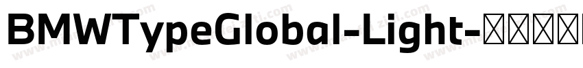 BMWTypeGlobal-Light字体转换