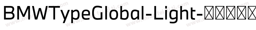 BMWTypeGlobal-Light字体转换