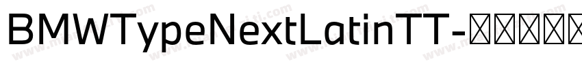 BMWTypeNextLatinTT字体转换