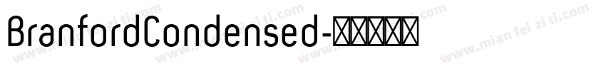 BranfordCondensed字体转换
