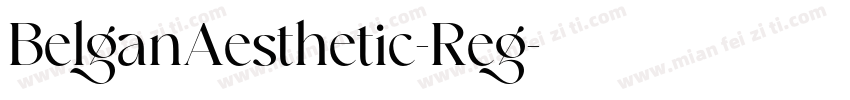 BelganAesthetic-Reg字体转换