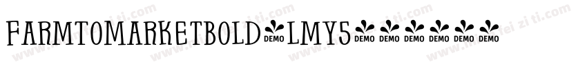 FarmToMarketBold-lmY5字体转换