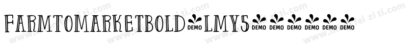 FarmToMarketBold-lmY5字体转换