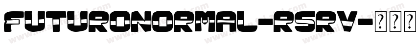 FuturoNormal-R5rV字体转换