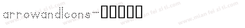 arrowandlcons字体转换