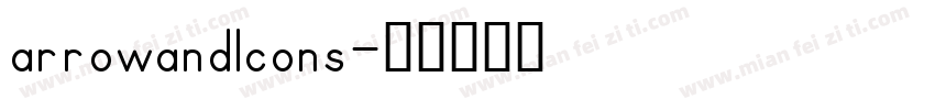arrowandlcons字体转换