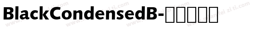 BlackCondensedB字体转换