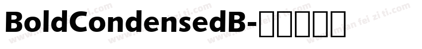 BoldCondensedB字体转换